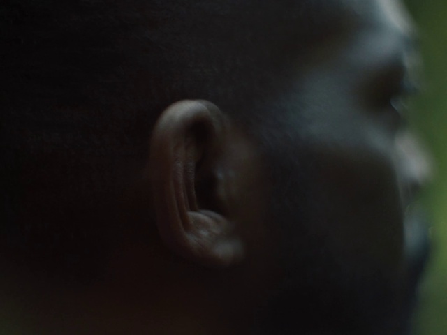 Video Reference: Face, Black, Ear, Nose, Head, Organ, Eye, Close-up, Human body, Mouth