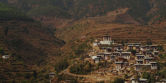 Video Reference: Mountain village, Village, Mountainous landforms, Natural landscape, Hill station, Human settlement, Hill, Mountain, Rural area, Sky