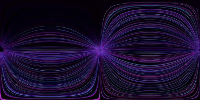 Video Reference: Purple, Violet, Pattern, Symmetry, Line, Neon, Graphics, Magenta, Graphic design
