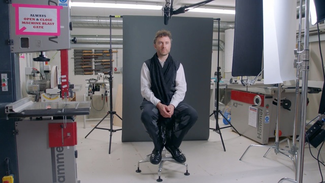 Video Reference: Shoulder, Arm, Leg, Furniture, Machine, Person