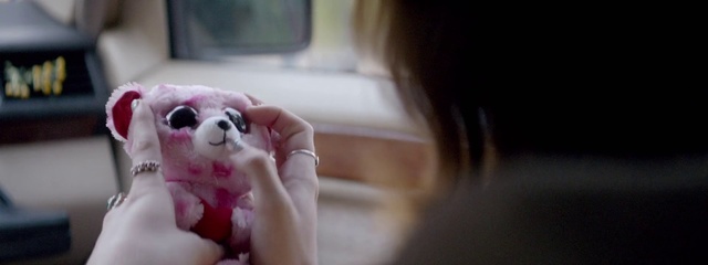 Video Reference: Skin, Nose, Pink, Hand, Finger, Snout, Cheek, Teddy bear, Eye, Mouth