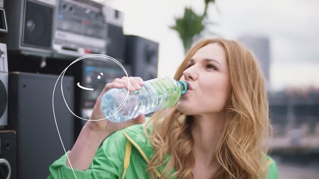 Video Reference: Water, Drinking water, Drinking, Bottled water, Plastic bottle, Drink, Oxygen mask, Mineral water, Person