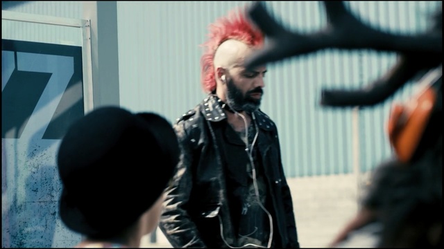 Video Reference: Hair, Fashion, Performance, Leather, Textile, Music artist, Pop music, Jacket, Fictional character, Music
