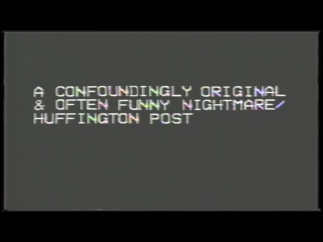 Video Reference: text, green, black, font, purple, display device, light, darkness, atmosphere, line