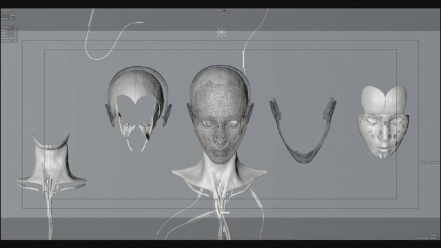 Video Reference: face, head, jaw, 3d modeling, design, organism, skeleton, medical imaging, font, illustration, Person