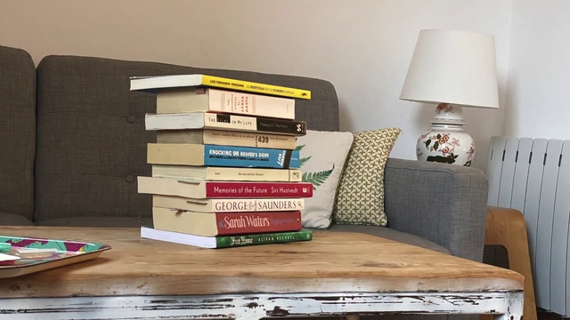 Video Reference: Shelf, Furniture, Wall, Room, Shelving, Table, Nightstand, Bookcase, Chest of drawers, Desk