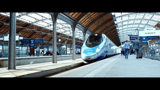 Video Reference: Transport, High-speed rail, Train, Railway, Mode of transport, Train station, Vehicle, Rolling stock, Public transport, Bullet train, Person