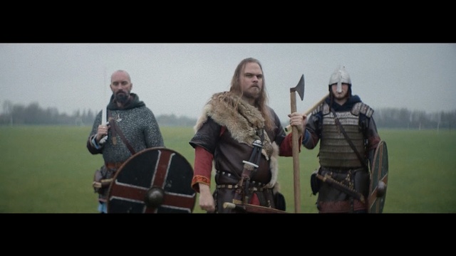 Video Reference: viking, troop, middle ages, infantry, military, screenshot, film, Person