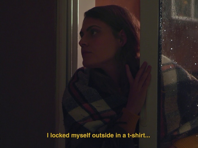 Video Reference: Face, Head, Nose, Human, Portrait, Mouth, Adaptation, Room, Long hair, Photography