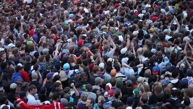 Video Reference: crowd, people, audience, public event, event, product, city, recreation, festival