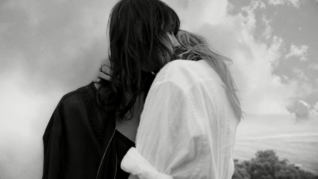 Video Reference: white, photograph, black, black and white, monochrome photography, girl, photography, snapshot, standing, outerwear, Person