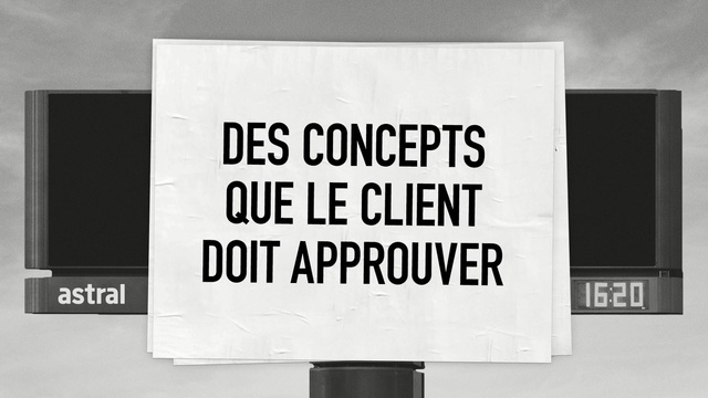 Video Reference: billboard, flag, signboard, emblem, structure, Person