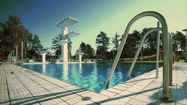 Video Reference: Swimming pool, Water, Property, Leisure centre, Leisure, Architecture, Real estate, Building, Recreation, Vacation