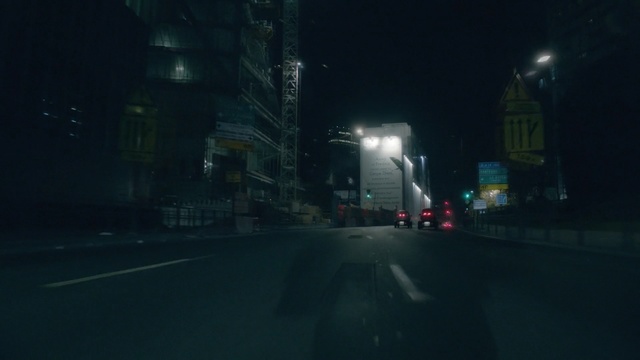 Video Reference: metropolitan area, night, metropolis, lane, urban area, road, infrastructure, mode of transport, atmosphere, darkness