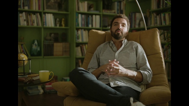 Video Reference: Sitting, Facial hair, Adaptation, Room, Photography, Conversation, Beard, Furniture