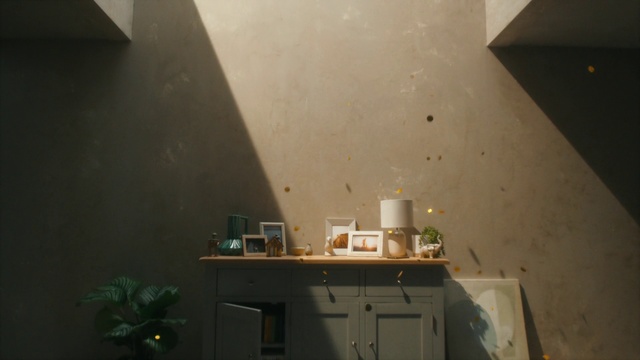 Video Reference: Wall, Room, Property, Ceiling, Plaster, Floor, Architecture, House, Design, Furniture