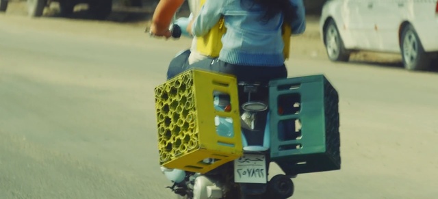 Video Reference: yellow, vehicle, mode of transport, motor vehicle, car, technology, machine