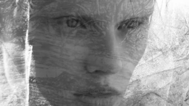 Video Reference: Face, Photograph, Head, Black-and-white, Nose, Skin, Monochrome photography, Eye, Portrait, Forehead