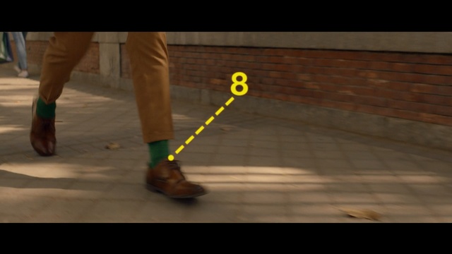 Video Reference: yellow, light, shoe, floor, leg, human leg, wood, flooring, screenshot, outdoor shoe