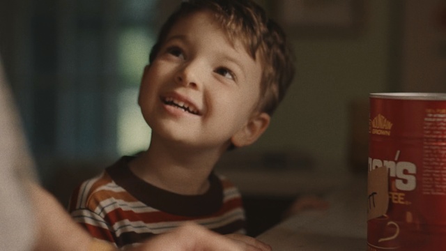Video Reference: Face, Child, Facial expression, People, Head, Toddler, Smile, Chin, Male, Cheek, Person