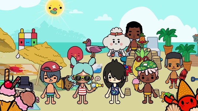 Video Reference: Cartoon, Animated cartoon, People, Illustration, Fun, Organism, Animation, Art, Fictional character, Games