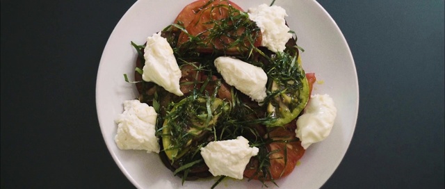 Video Reference: Dish, Food, Cuisine, Ingredient, Produce, Vegetarian food, Recipe, Burrata, Feta, Mozzarella