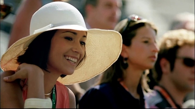 Video Reference: Facial expression, Hat, Headgear, Fashion accessory, Fun, Smile, Sun hat, Cap, Happy
