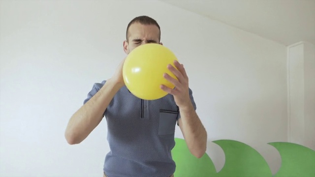 Video Reference: Yellow, Balloon, Ball, Party supply, Muscle, Sports equipment, Ball