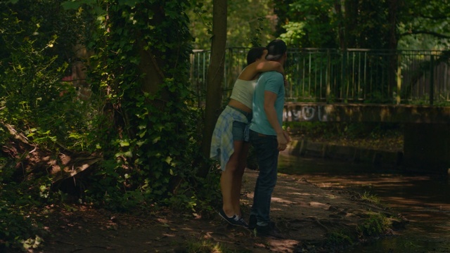 Video Reference: nature, path, tree, plant, forest, sunlight, grass, girl, woodland, jungle