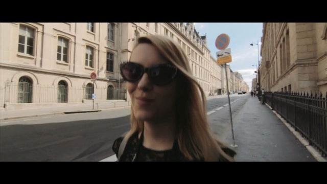 Video Reference: eyewear, sunglasses, glasses, photograph, vision care, human hair color, mode of transport, vehicle, road, fashion accessory, Person