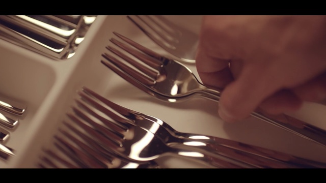Video Reference: Fork, Cutlery, Tableware, Kitchen utensil, Household silver, Hand, Spoon, Tool, Still life photography