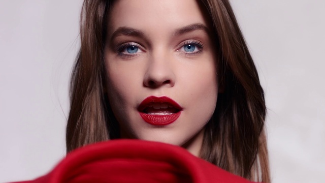 Video Reference: Lip, Hair, Face, Red, Eyebrow, Beauty, Skin, Cheek, Chin, Nose