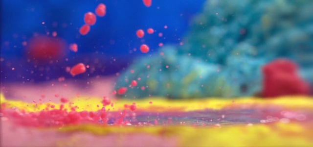 Video Reference: Blue, Sky, Water, Red, Rain, Atmosphere, Cloud, Drop, Macro photography, Geological phenomenon