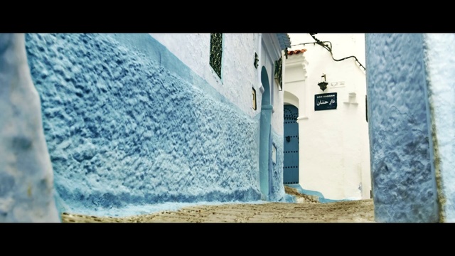 Video Reference: Blue, Wall, Azure, Water, Architecture, Facade, Tree, Adaptation, Window, Shadow, Person