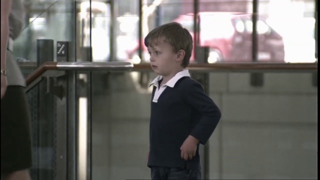 Video Reference: Standing, Snapshot, Child, Male, Shoulder, School uniform, Uniform, Outerwear, Photography, White-collar worker, Person