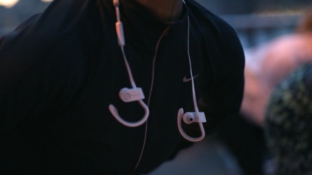 Video Reference: audio equipment, technology, audio, electronic device, ear, jewellery, Person