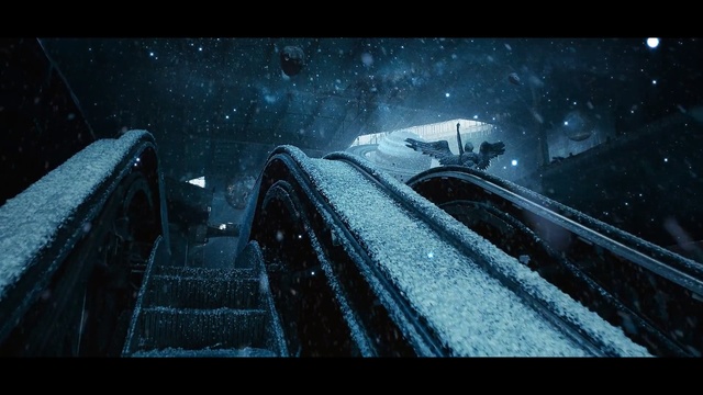 Video Reference: atmosphere, darkness, screenshot, night, freezing, snow, sky, winter, midnight, computer wallpaper