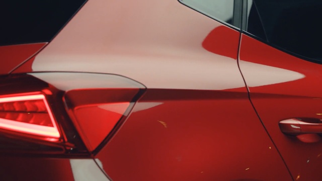 Video Reference: car, motor vehicle, red, automotive lighting, automotive design, vehicle, mode of transport, light, orange, sports car