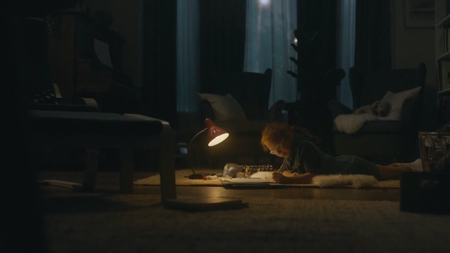 Video Reference: Light, Darkness, Room, Sky, Night, Table, Sitting