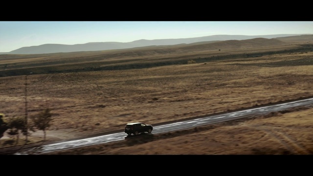Video Reference: Sky, Natural environment, Ecoregion, Road, Landscape, Tundra, Infrastructure, Plain, Steppe, Tree