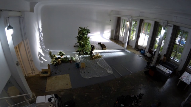 Video Reference: Room, Floor, Ceiling, Building, Architecture, Photography, Interior design, Tree, House, Flooring