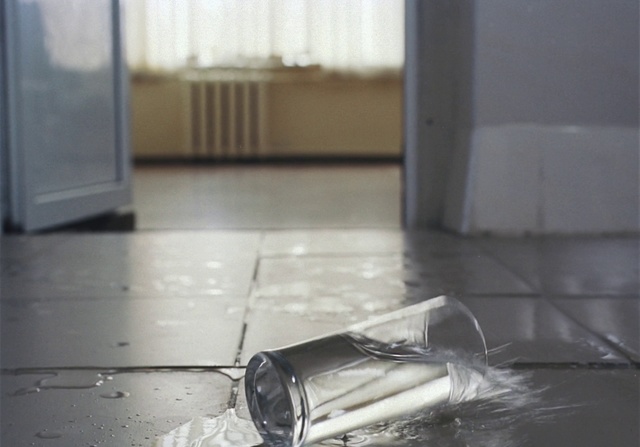 Video Reference: Floor, Flooring, Tile, Room, Glass, Material property, Photography, Window, Transparent material, Plastic wrap