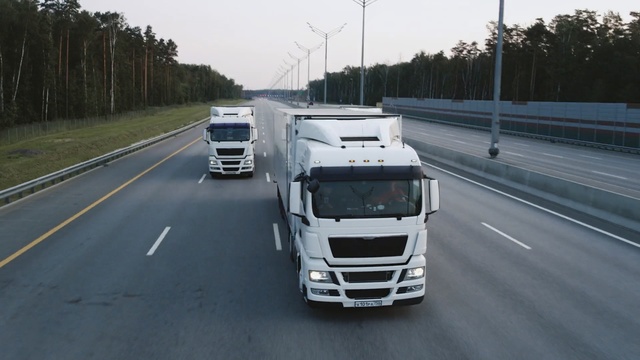 Video Reference: Transport, Mode of transport, Vehicle, Freeway, Asphalt, Highway, Truck, Lane, Commercial vehicle, trailer truck