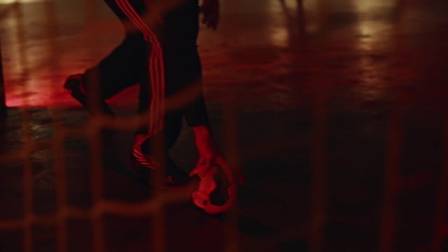 Video Reference: Red, Footwear, Shoe, Leg, Hardwood, Floor, Photography, Wood, High heels, Performance