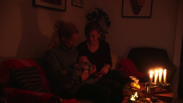 Video Reference: Lighting, Room, Fun, Event, Darkness, Candle, Sitting, Interior design, House, Heat