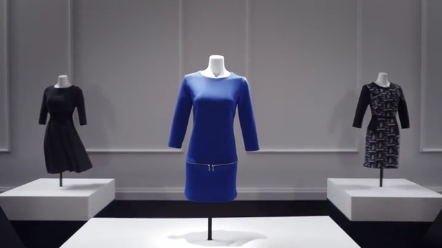 Video Reference: Mannequin, Clothing, Dress, Toy, Fashion, Standing, Fashion design, Design, Outerwear, Doll, Person