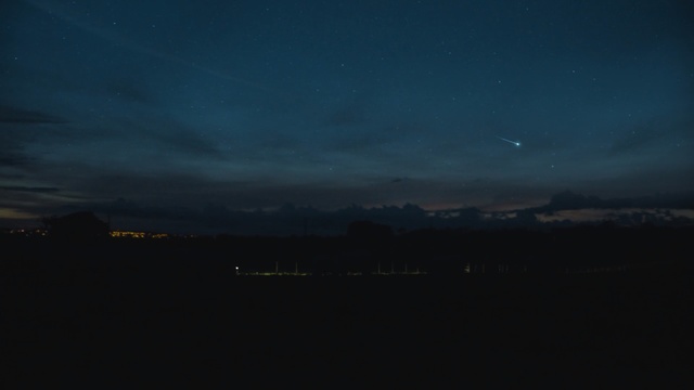 Video Reference: sky, atmosphere, nature, night, horizon, darkness, dusk, dawn, cloud, evening