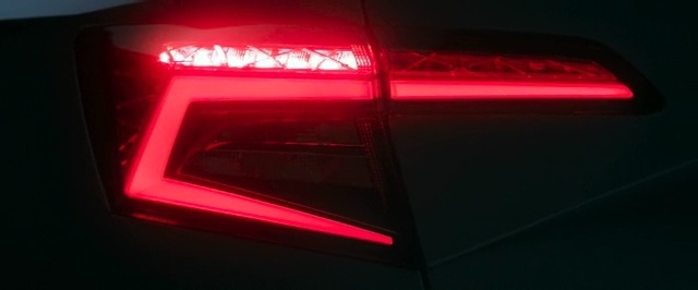 Video Reference: red, automotive lighting, light, automotive design, neon, automotive exterior, font, headlamp, display device, vehicle door
