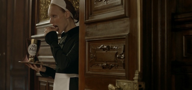 Video Reference: woman, candy, maid, eat