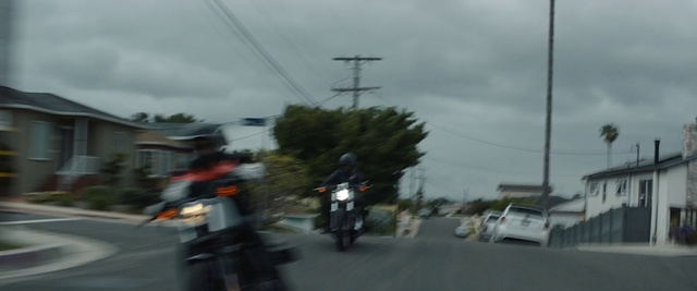 Video Reference: Motorcycling, Motorcycle, Mode of transport, Lane, Vehicle, Town, Transport, Atmospheric phenomenon, Road, Asphalt